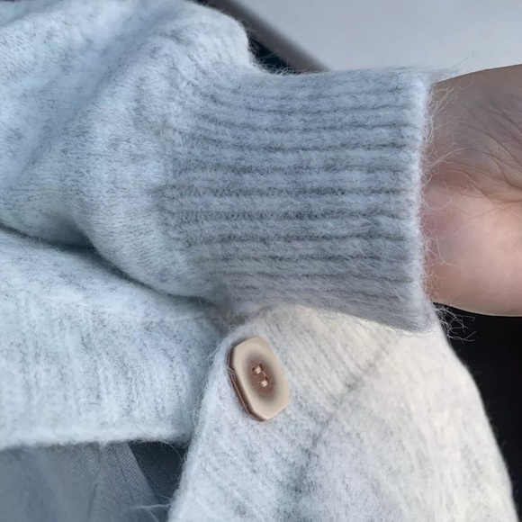 Grey Knit Cardigan - Picture 10 of 14